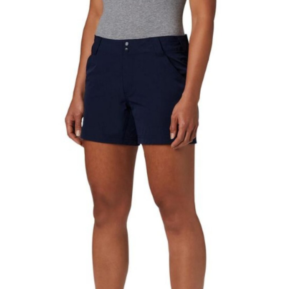 Columbia Women's PFG Coral Point III Dark Blue Shorts Size M Style FL4524